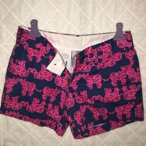 Lilly Pulitzer Size 0 elephant print shorts.